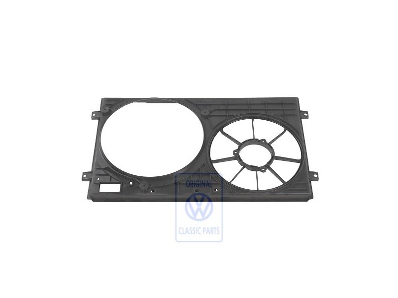 VW Original Anillo Ventilador Doble Negro Satinado - 1J0121207T B41