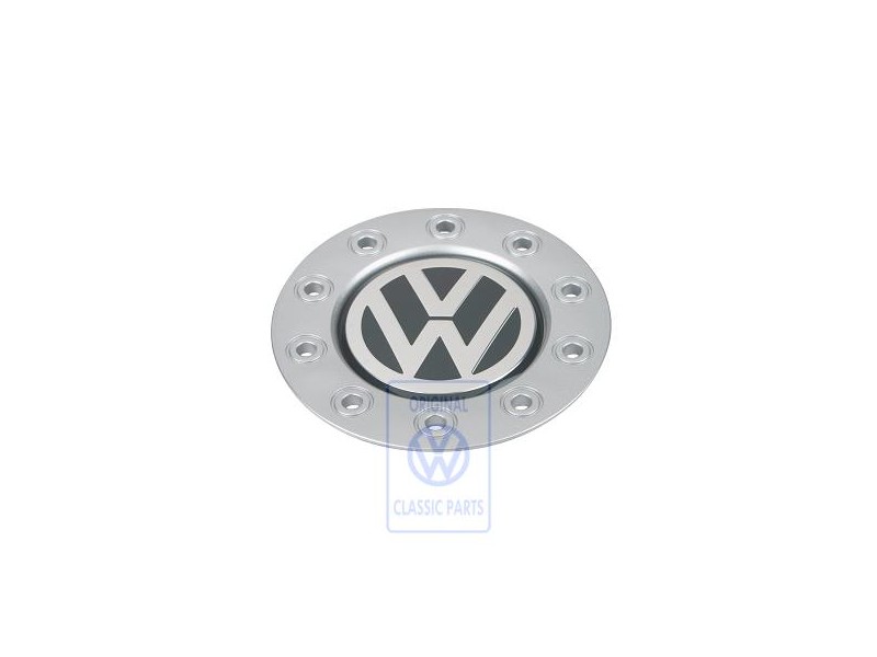 VW Original Tapacubo Cromo Brillante/Gris Dolomita - 1J0601149A GRB