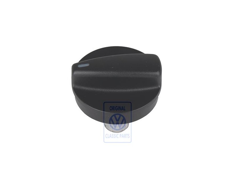 VW Original Boton Negro Satinado - 1J0819129D 01C