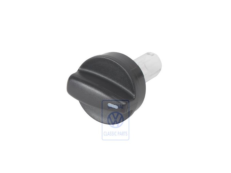 VW Original Boton Negro Satinado - 1J0819129E 01C