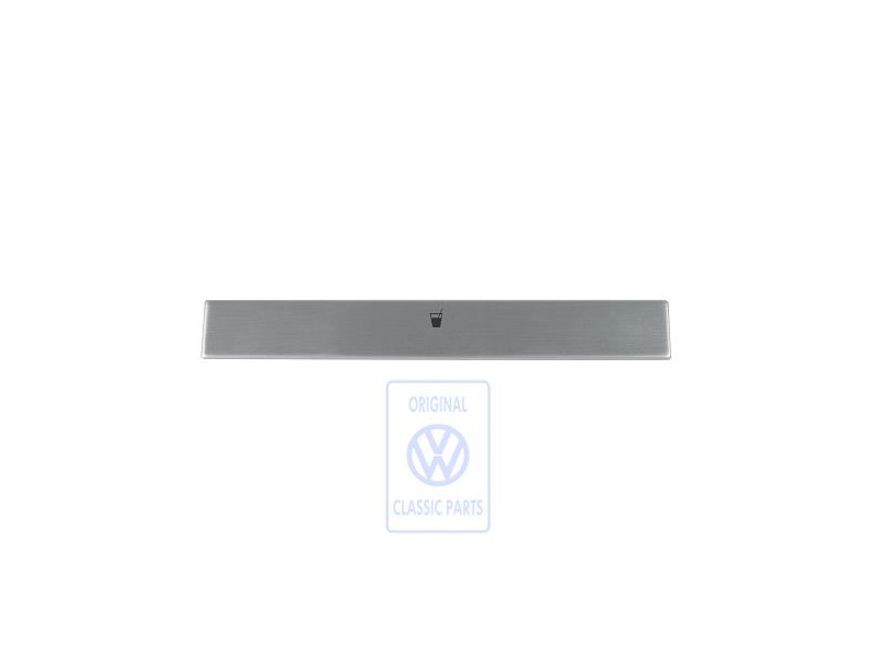 VW Original Embellecedor Aluminio-Cepillado - 1J0858607E 4J4