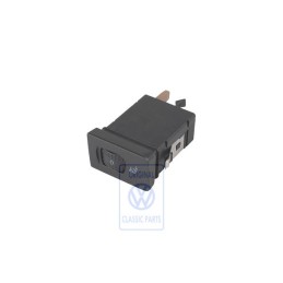 VW Original Conmutador P. Calefac. Asiento Negro Satinado - 1J0963564B 01C