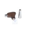 VW Original Empun.P.Palanca Cambio(Madera) Color Raiz Nogal - 1J1713139H 2WE