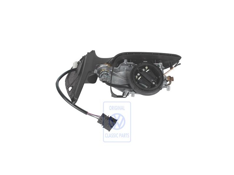 VW Original Caja De Espejo Exterior Negro Satinado - 1J2857507C 01C