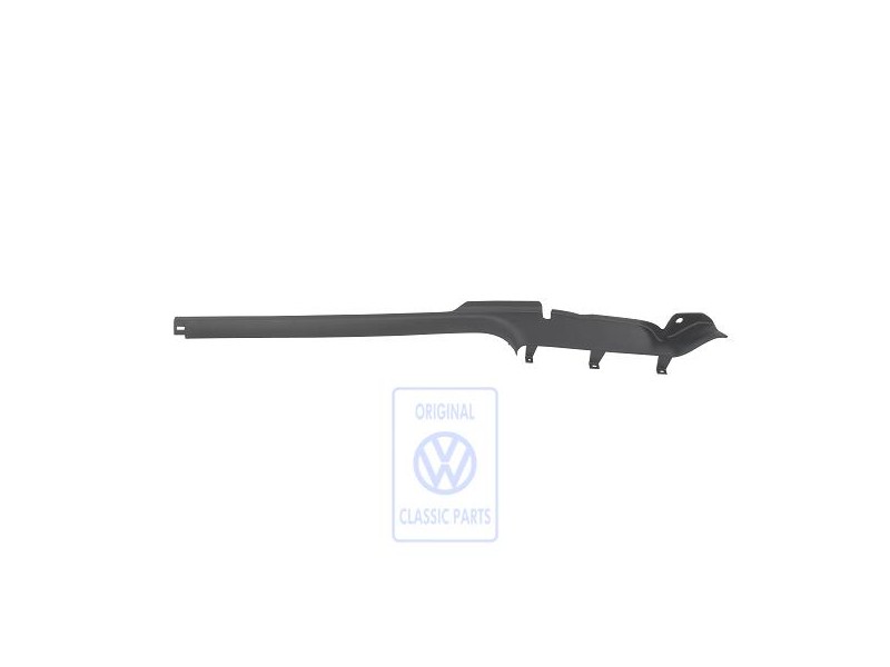 VW Original Liston De Umbral Negro Satinado - 1J3853373D B41