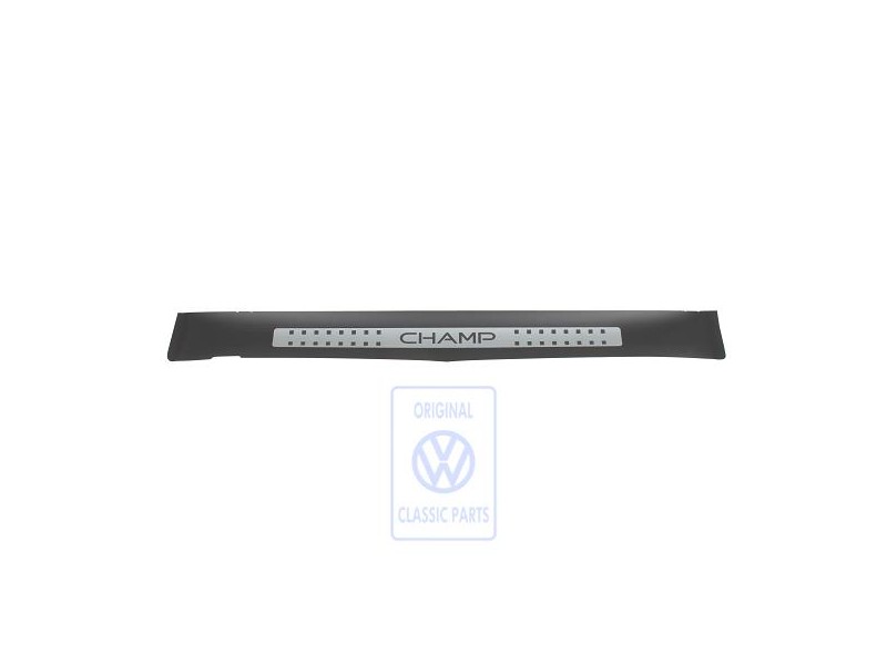 VW Original Lamina Protectora De Entrada Negro/Plata - 1J3853804F 61E