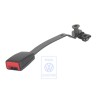 VW Original Cierre De Cinturon Negro Satinado/Rojo Fuego - 1J3858472T FCN
