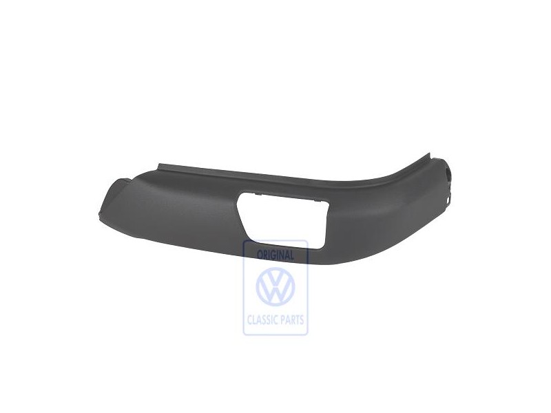 VW Original Revestimiento Armazon Asiento Negro Satinado - 1J3881318D B41