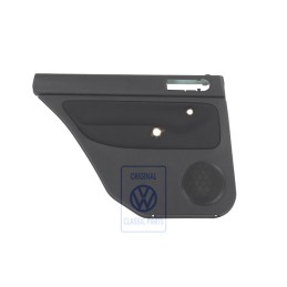 VW Original Revestimiento Puerta (Tela) Negro/Negro - 1J9867211Q HRP
