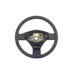 VW Original Volante Deportivo (Cuero) Negro - 3B7419091B E74
