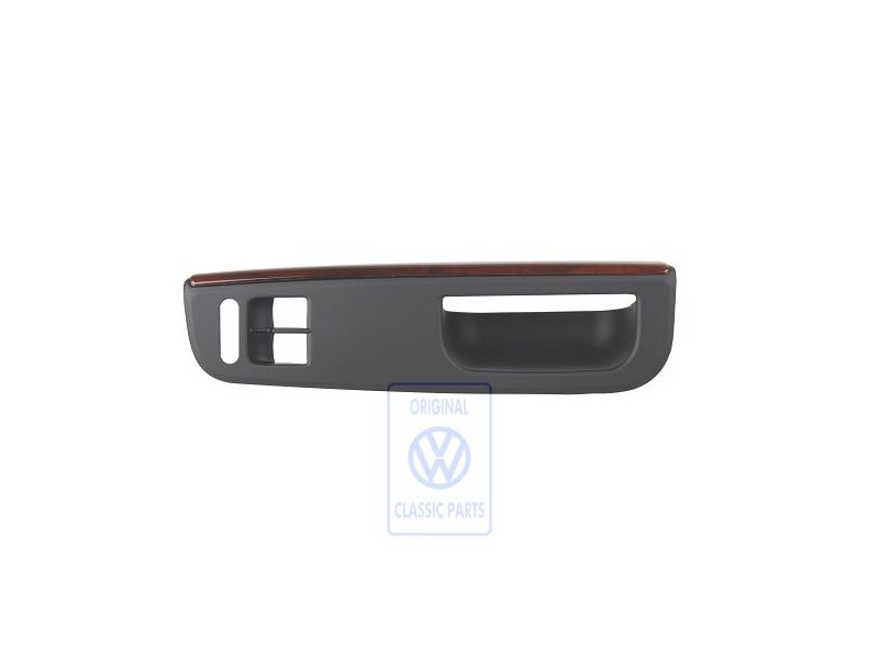VW Original Cubierta Negro Satinado/Marron Nogal - 1J3867171 FEQ