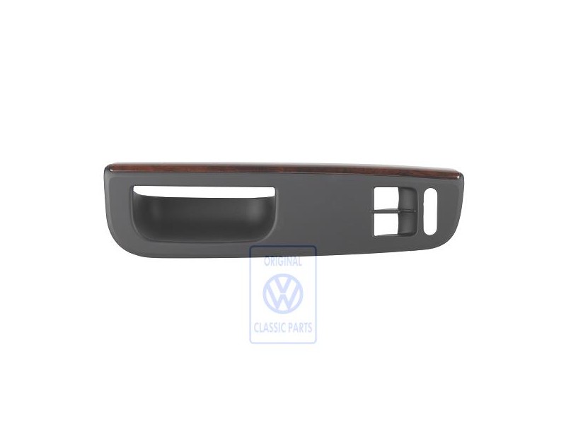 VW Original Cubierta Negro Satinado/Marron Nogal - 1J3867172 FEQ