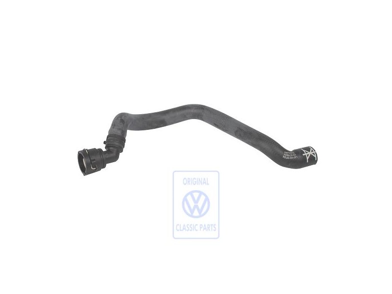 VW Original Tubo Flex. Agua Con Pieza Acoplamiento - 1J0122157EK