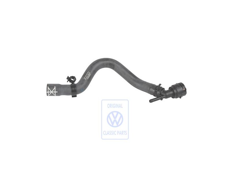 VW Original Tubo Flex. Agua Con Pieza Acoplamiento - 1J0122157FH