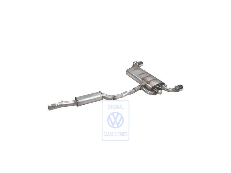 VW Original Silenciador Central Con Silenciador Final - 1J6253207DB