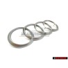 Audi Original Anillos Cubierta Del Motor Simbolo Insignia Emblema- 022103940