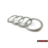 Audi Original Anillos Cubierta Del Motor Simbolo Insignia Emblema- 022103940