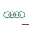Audi Original Anillos Cubierta Del Motor Simbolo Insignia Emblema- 022103940