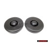2x VW Original Capuchon Negro Satinado - 171412359 01C