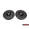 2x VW Original Capuchon Negro Satinado - 171412359 01C