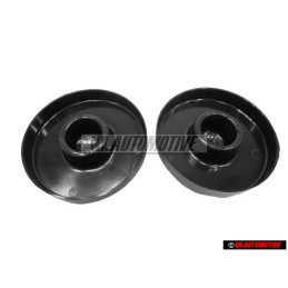 2x VW Original Capuchon Negro Satinado - 171412359 01C