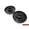2x VW Original Capuchon Negro Satinado - 171412359 01C