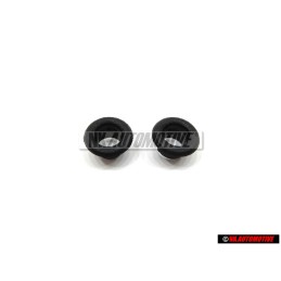 2x VW Original Guia P. Boton Negro Grisaceo - 171837355 043