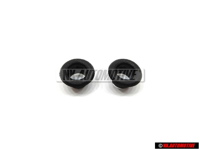 2x VW Original Guia P. Boton Negro Grisaceo - 171837355 043