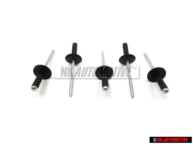 5x VW Original Remache Ciego - N 90634901