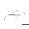 2x VW Original Soporte P. 