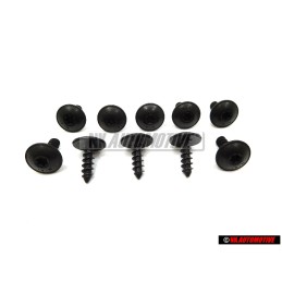 10x VW Original Tornillo P.Chapa Hexag.Int.Red - N 90974701