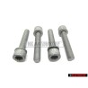 4x VW Original Tornillo Cilindrico Con Cabeza De Estrella Interior - N 91168901