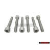 6x VW Original Tornillo Cilindrico Con Cabeza De Estrella Interior - N 91108201