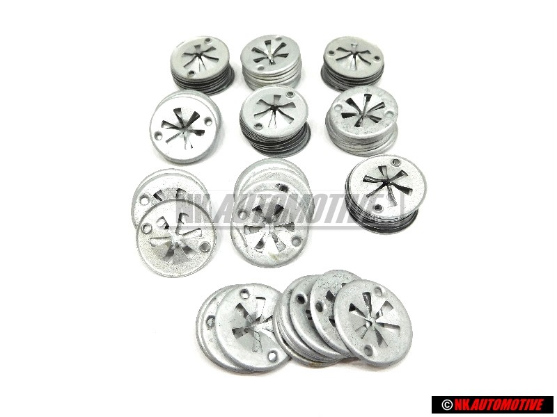 100x VW Original Arandela De Presion - N 90335004