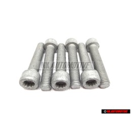 6x VW Original Tornillo Cilindrico Con Cabeza De Estrella Interior - N 90991102
