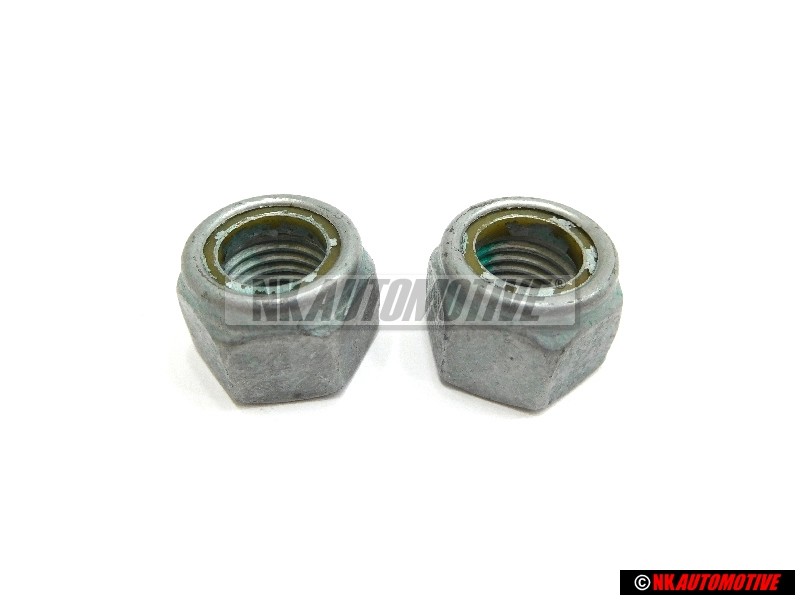 2x VW Original Tuerca Hexag., Autoblocante - N 90635001