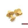 2x VW Original Clip Beige Sol - 1H0867199A 7H7