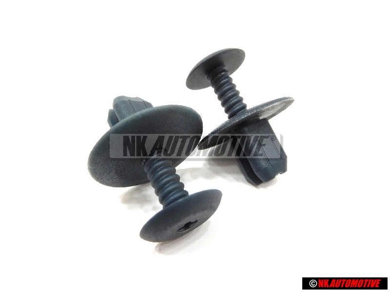 2x VW Original Clip Petroleo (Verde) - 1H0867199A 92F