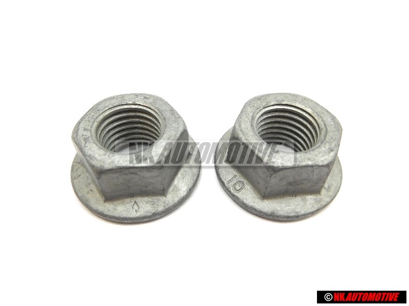 2x VW Original Tuerca De Collar Hexagonal - N 0150816