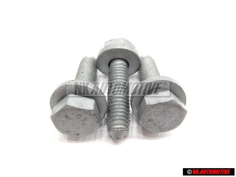 3x VW Original Tornillo Hexagonal (Combinado) - N 91246401
