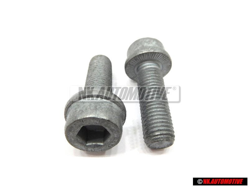 2x VW Original Tornillo Cilindrico Con Cabeza De Hexagono Interior - N 90740302