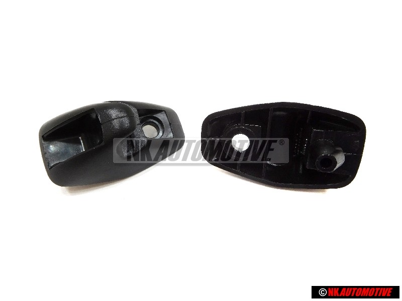 2x VW Original Soporte P. Parasol Negro Satinado - 191857559 01C