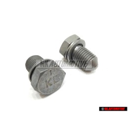 2x VW Original Tornillo Cierre Con Reten - N 90813202