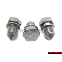 3x VW Original Tornillo Cierre Con Reten - N 90813202