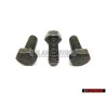 3x VW Original Tornillo Hexagonal - N 01024016