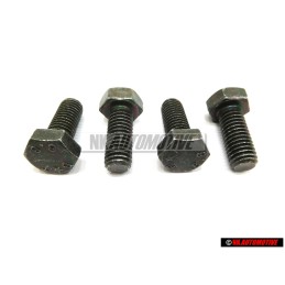 4x VW Original Tornillo Hexagonal - N 01024016