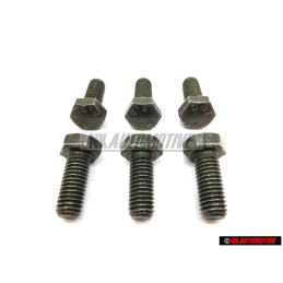 6x VW Original Tornillo Hexagonal - N 01024016