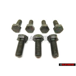 7x VW Original Tornillo Hexagonal - N 01024016