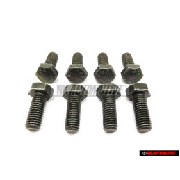 8x VW Original Tornillo Hexagonal - N 01024016