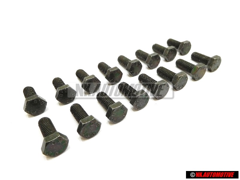 16x VW Original Tornillo Hexagonal - N 01024016